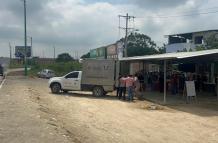 Ambas víctimas se encontraban comiendo en este local.