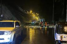 En estos momentos se registra fuerte lluvia en Esmeraldas.