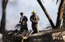 El incendio se registró la madrugada de este 26 de junio.