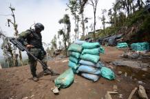 Las Fuerzas Armadas del Ecuador también trabajan en el combate a la minería ilegal. (Imagen referencial)