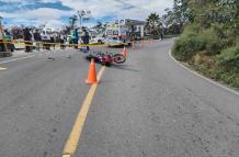 El accidente de trándito se registró en Loja.