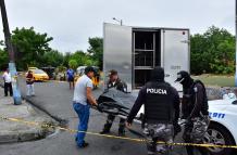 Medicina Legal hizo el levantamiento de cadáver, en Cisne 2.