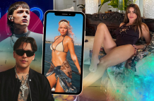 Peso Pluma, Christian Nodal, Karol G y Sofía Vergara.jpg