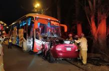 accidente en vía Cuenca-Loja