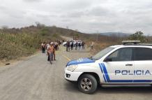 Tres cadáveres fueron hallados en vía de Manabí.