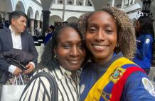 Narcisa España junto a su hija de oro, Kiara Rodríguez