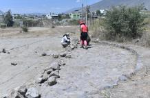 destrucción de vestigio arqueológico en Quito