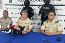 Fabary Montalvo, jefe policial de la Subzona Manabí dio a conocer detalles de la operación Cero Impunidad 10