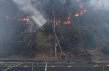 Incendio forestal Quito