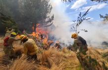 En Cotopaxi también se registró un incendio de gran magnitud.