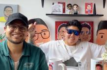 Los protagonistas del podcast quiteño 'Dáran Viendo'