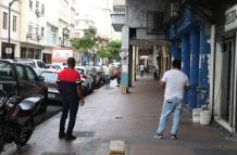 Calle Víctor Manuel Rendón y Boyacá, centro de Guayaquil