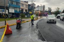 tránsito en apagones en Quito