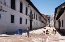 El Centro Histórico de Quito ha sido intervenido para obras.