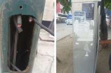 Las imágenes de la vandalización fue reportada en la cuenta de X de Aquiles Álvarez.