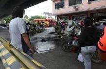 Moradores y transeúntes piden que haya más patrullaje en la avenida León Febres Cordero.