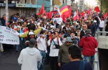 El 15 de noviembre ya se desarrollaron manifestaciones en contra del Gobierno.