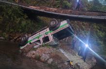 Así quedó el auto accidentado en Zamora.