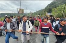 Moradores están protestando por la construcción de la megacárcel.