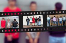 Detenidos tras operativos en diferentes provincias.