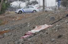 El cuerpo fue encontrado en el norte de Guayaquil.
