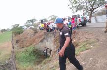 Cuerpo halaldo en alcantarilla de zona rural de Daule