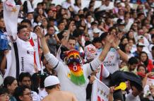 La hinchada del Rey de Copas celebra un nuevo título nacional.