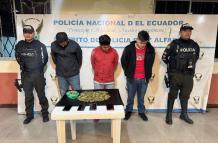 Detenidos - droga - Quito