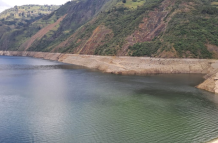 El embalse de Mazar ha aumentado su caudal considerablemente.