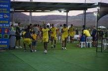 Barcelona SC sigues sus entrenamientos en Manta, para la pretemporada.