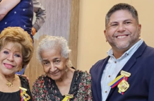 Hilda Murillo, Azucena Mora y Eddie González