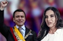 Daniel Noboa, presidente del Ecuador | Verónica Abad, vicepresidenta del Ecuador