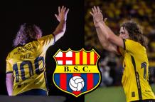 Carles Puyol jugo 30 minutos con Barcelona en la Noche Amarilla ante Emelec.