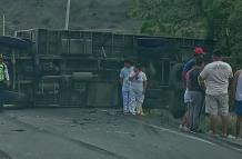 El accidente de tránsito se registró en Manabí.