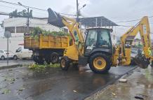 Intensas lluvias se registraron en Portoviejo, provincia de Manabí.