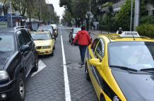 Calle Amazonas en Quito, donde hay incidentes con limpiadores de parabrisas