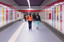 El Metro de Quito es la red de ferrocarril metropolitano subterráneo que sirve a la capital ecuatoriana.