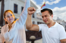 Luisa González y Daniel Noboa se enfrentarán en el balotaje de abril por la Presidencia de la República.
