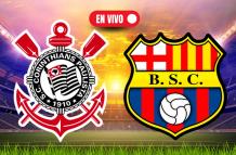 Corinthians recibe a Barcelona SC en Sao Paulo.