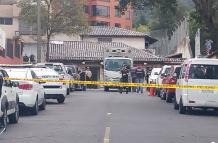 Sicariato en Quito, calle Pedregal, Rumipamba