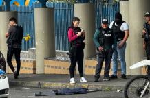 Robo en el Quicentro Sur - Robo Blindado Quicentro Sur - Delincuente abatido
