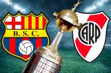 Barcelona Sc vs River por Copa Libertadores 2025.