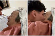 Joven se despide de su abuela y el video se vuelve viral.