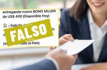 El Gobierno desmintió que exista un supuesto Bono Mujer.