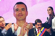 Petro, Noboa, Maduro y Sehinbaum