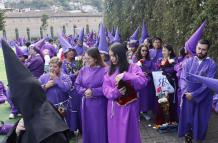 En Quito, los feligreses ya se están alistando para la procesión de Jesús del Gran Poder.