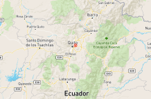 Un temblor se registró a 2.59 km de Quito.