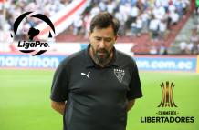 Liga de Quito, Pablo Sánchez, Vitamina Sánchez, entrenador, hinchas, fuera Vitamina, LigaPro, Copa Libertadores