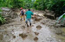 Las lluvias han afectado a muchas poblaciones de Esmeraldas.