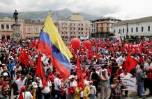 Marcha Trabajadores en Quito | 1 de mayo